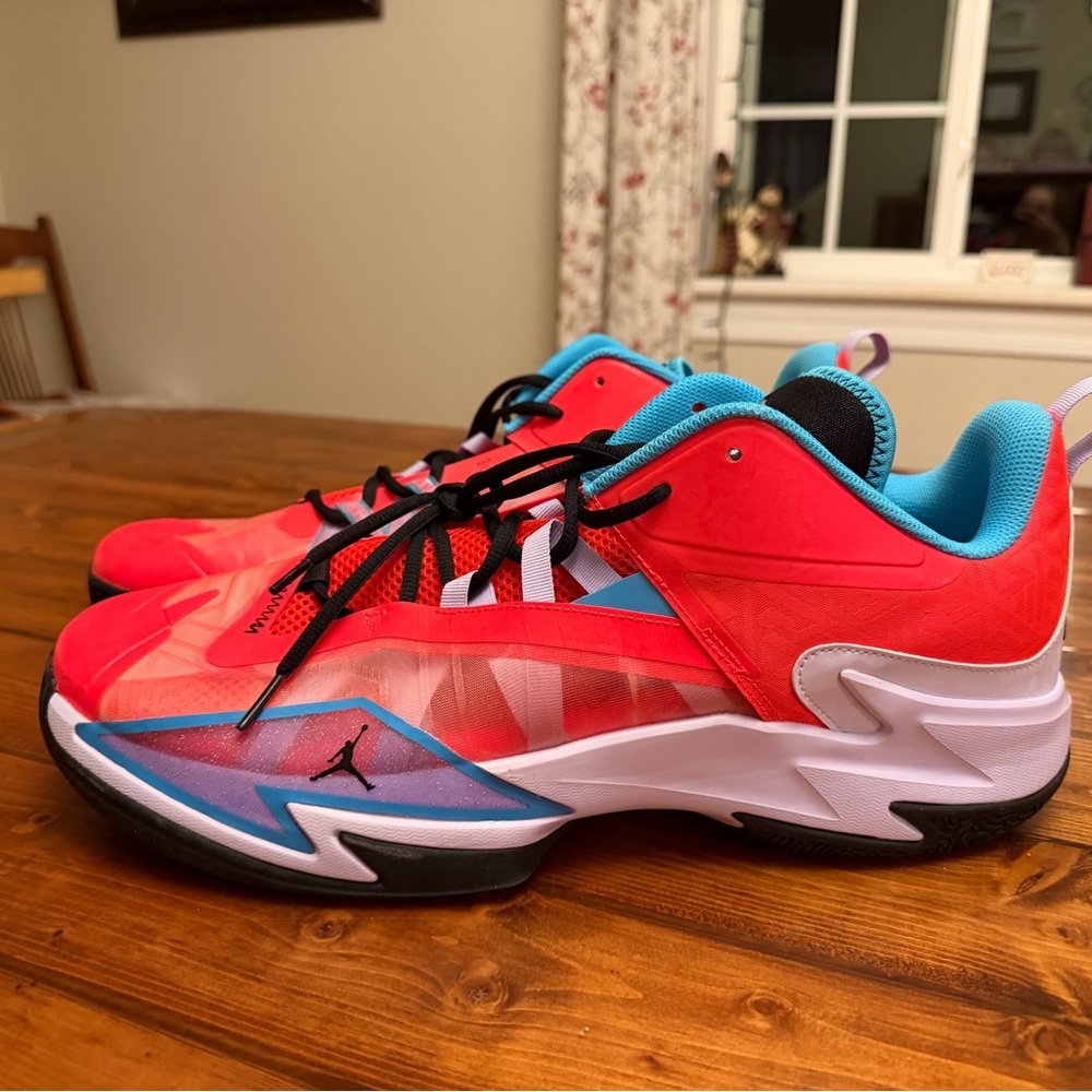 Jordan Athletic Shoes in Red and Blue